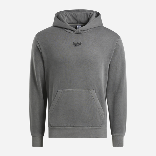 Bluza z kapturem męska Reebok Ri Washed Oth Hood 100205480 M Czarna (1200143834206) - obraz 4
