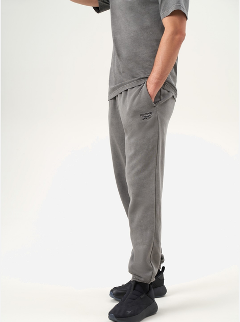Спортивні штани чоловічі Reebok Ri Washed Jogger 100205486 XL Чорні (1200143834640) - зображення 3