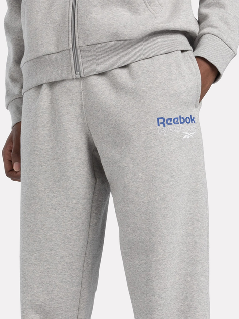 Spodnie dresowe męskie Reebok Ri Brand Proud Jogger 100208577 S Szare (1200143738252) - obraz 4