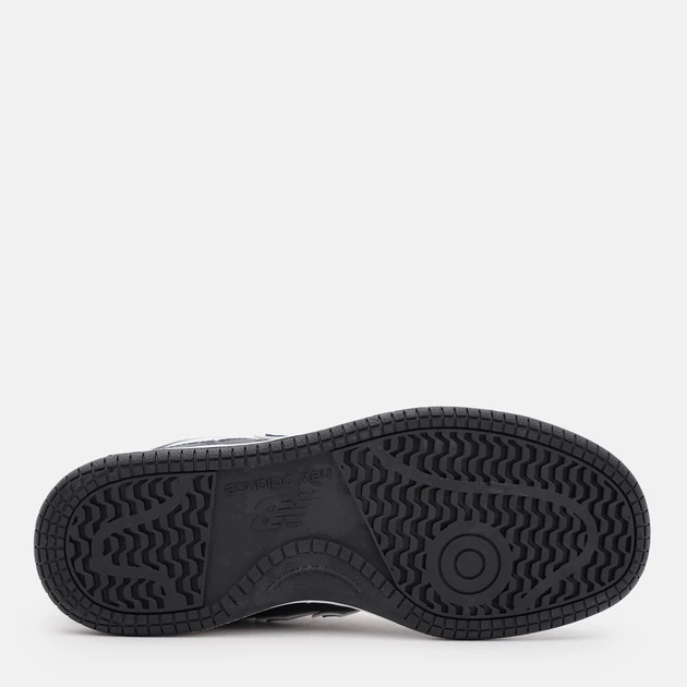 Sneakersy młodzieżowe chłopięce New Balance 480 GSB480BW 36 (4US) Czarny/Biały (197375092119) - obraz 6