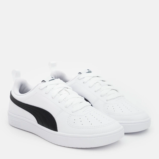 Sneakersy chłopięce Puma Rickie JR 38431103 37 Białe z czarnym (4064536267746) - obraz 2
