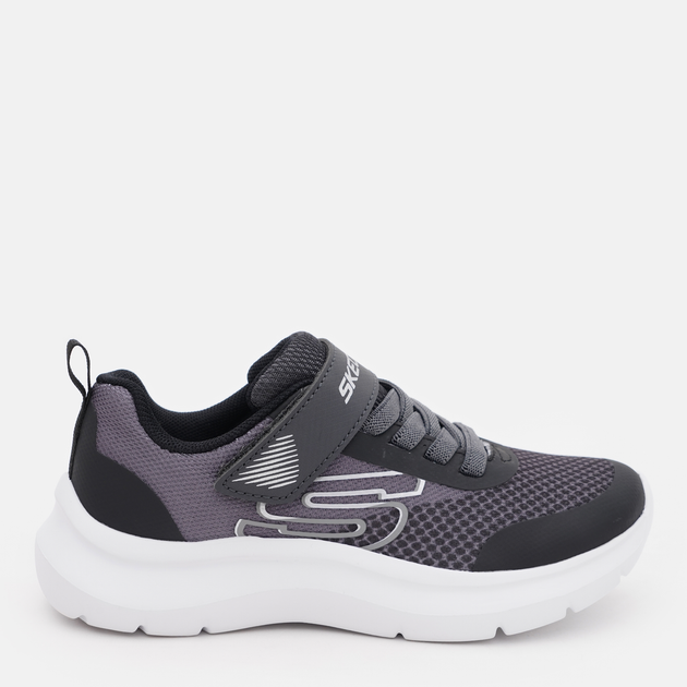 Детские кроссовки для мальчика Skechers Skech Fast 403879L CCBK 33 Серые (196989555751) 