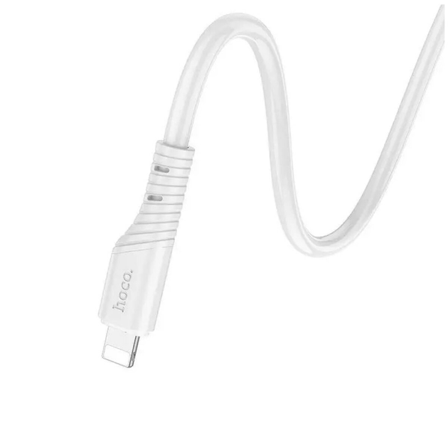 Кабель HOCO X97 Crystal color silicone charging data cable iP white (6931474799791) - Фото 4 Кабель HOCO X97 Crystal color silicone charging data cable iP white (6931474799791) - изображение 4