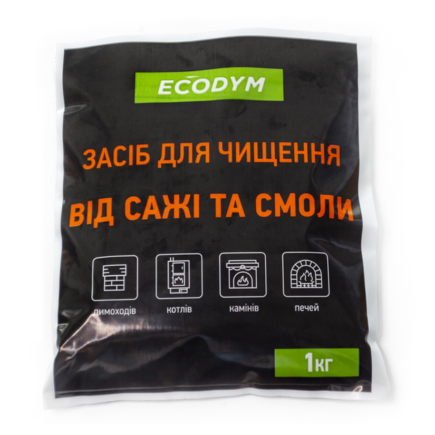Порошок Ecodym 1 кг для чистки дымохода (80001) – купить онлайн на ROZETKA