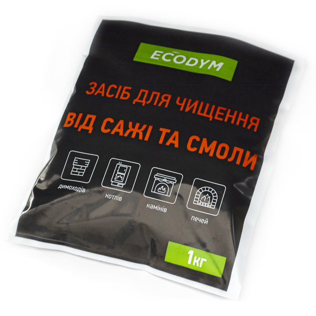 Порошок Ecodym 1 кг для чистки дымохода (80001) - изображение 3