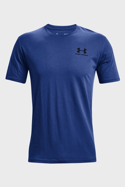 Чоловіча синя футболка UA SPORTSTYLE Under Armour L 1326799-432 - Фото 5 Чоловіча синя футболка UA SPORTSTYLE Under Armour L 1326799-432 - изображение 5