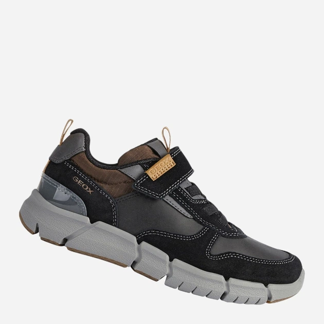 Sneakersy chłopięce Geox J169BC0ME22-C9241 28 Czarny/Szary (8050036291295) - obraz 3