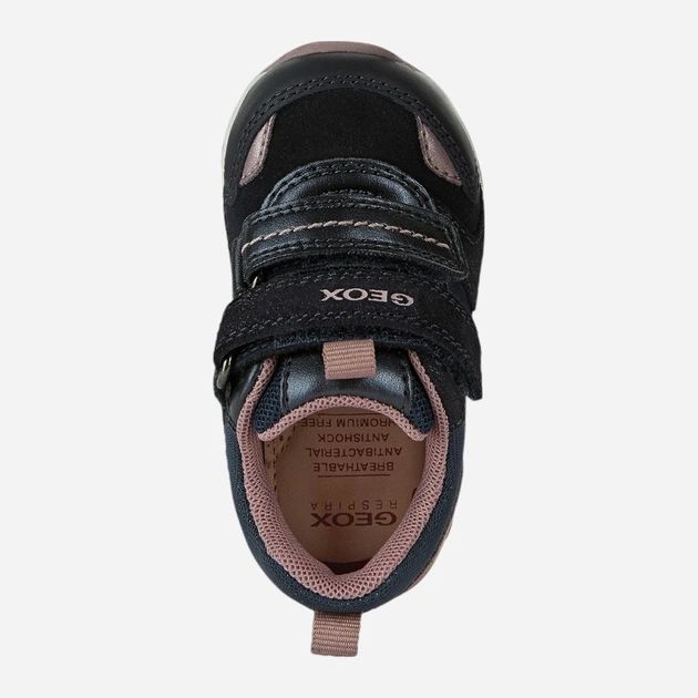 Sneakersy dziecięce dla dziewczynki na rzepy Geox B150LA02277-C0694 25 Granatowe (8050036761903) - obraz 4