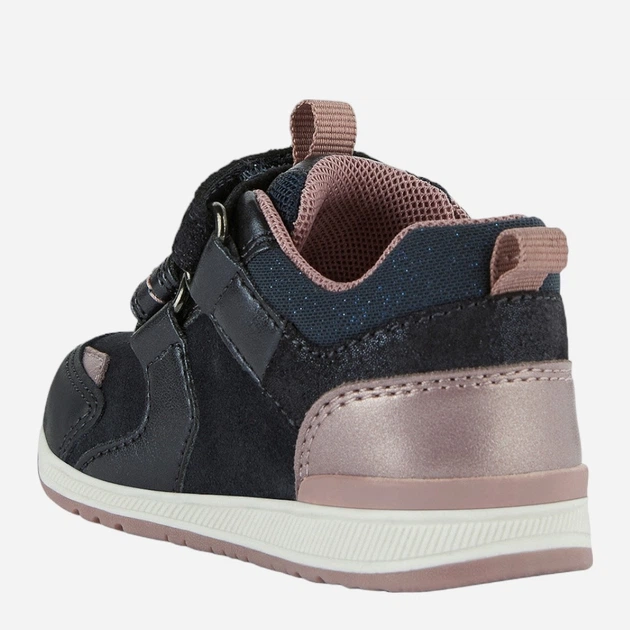 Sneakersy dziecięce dla dziewczynki na rzepy Geox B150LA02277-C0694 26 Granatowe (8050036761910) - obraz 3
