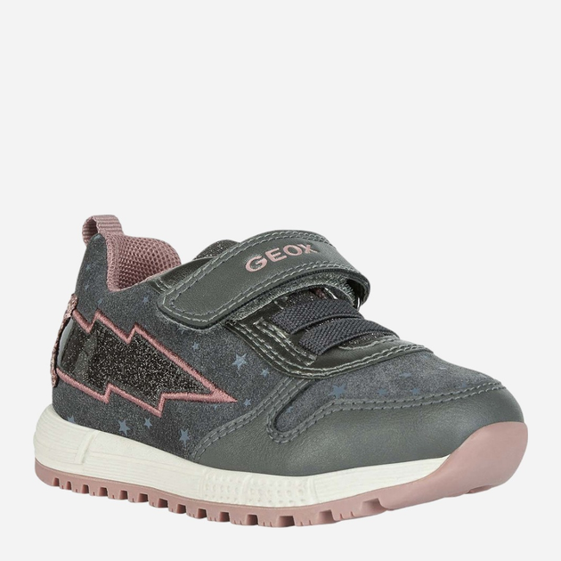 Buty sportowe dziecięce dla dziewczynki Geox B263ZA0BS02-C1325 25 Szare (8050036766007) - obraz 2