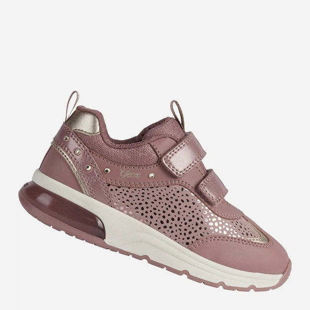 Sneakersy młodzieżowe dziewczęce Geox J168VA0DHBC-C8006 35 Różowe (8050036289421) - obraz 3