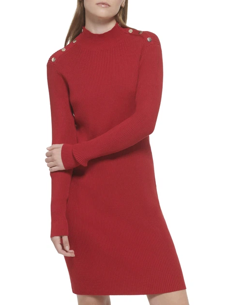 Платье миди осеннее женское Tommy Hilfiger 603453660 S Красное (1159808831) - Фото 4 Платье миди осеннее женское Tommy Hilfiger 603453660 S Красное (1159808831) - изображение 4