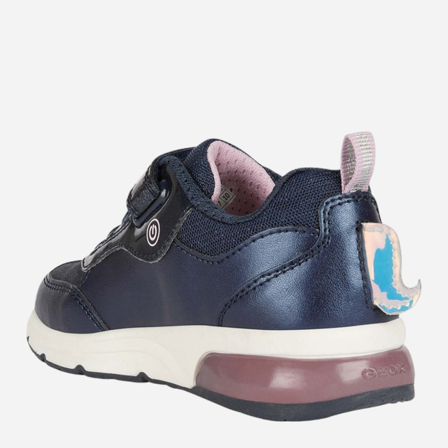 Sneakersy dziecięce dla dziewczynki Geox J268VB0BLAJ-C0694 28 Granatowe (8050036808424) - obraz 3