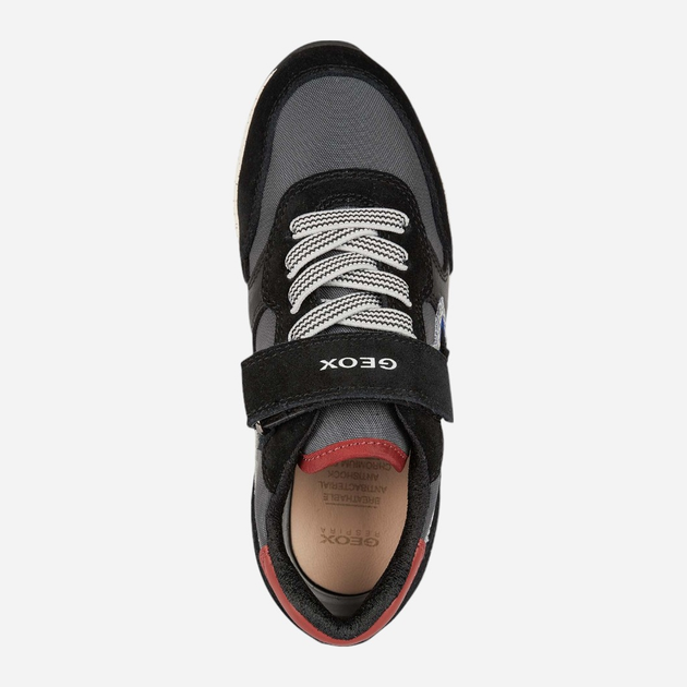 Buty sportowe młodzieżowe chłopięce Geox J269EB0FU22-C0245 37 Czarny/Szary (8050036810694) - obraz 4