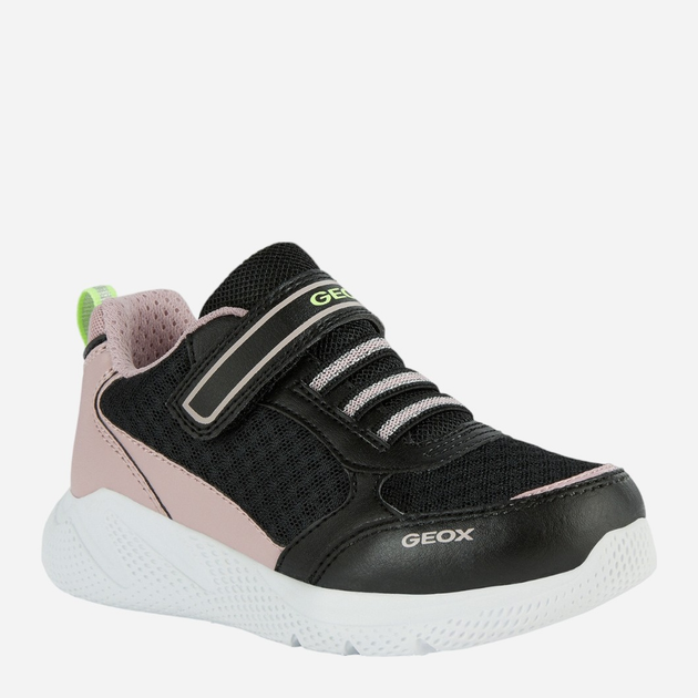 Buty sportowe młodzieżowe dziewczęce Geox J26FWA0BC14-C0724 35 Czarny/Pudrowy (8050036702104) - obraz 2