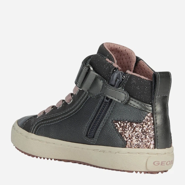 Дитячі демісезонні черевики для дівчинки Geox J944GM0BCEW-C1FK8 30 Сірі (8050036815422) - зображення 3
