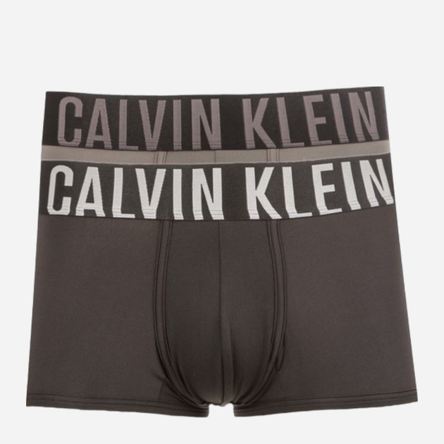 Набір трусів шорти Calvin Klein Underwear Low Rise Trunk 2Pk 000NB2599A-9C5 XL 2 шт Чорний/Сірий (8719853079874) - зображення 1