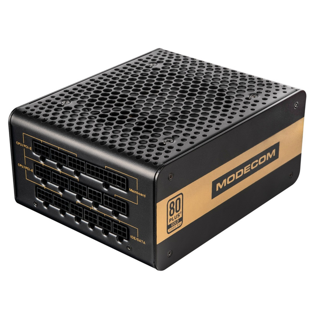 Блок питания 850W Modecom VOLCANO 850 GOLD, 120mm, MODULAR, 80+ Gold Box - изображение 1
