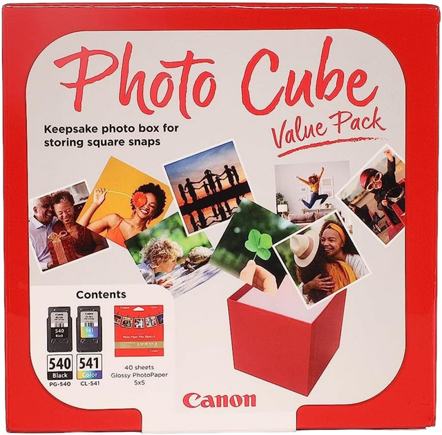 Zestaw tuszy Canon Photo Cube PG-540 CL-541 Dual pack 2 x 8 ml Black + Color (5225B012) - obraz 1