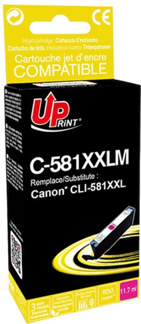 Tusz do drukarek UPrint CLI-581M XXL do Canon 11.7 ml Magenta (C-581XXLM) - obraz 1