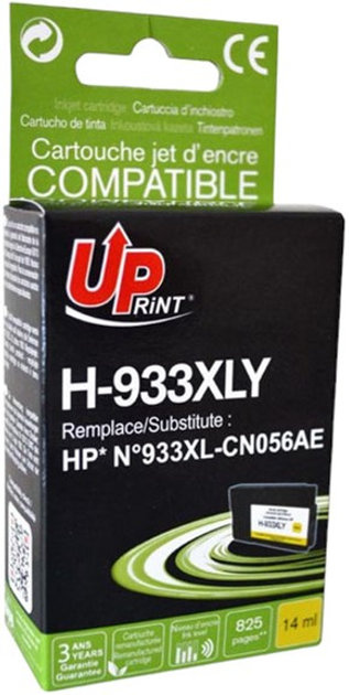 Картридж UPrint CN056AE для HP 14 мл Yellow (H-933XL-Y) - зображення 1