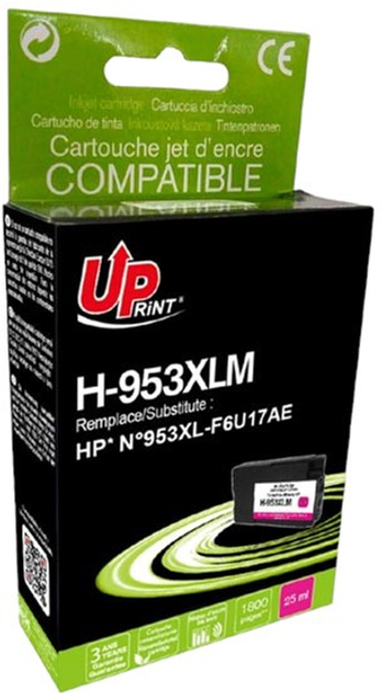 Картридж UPrint F6U17AE для HP 25 мл Magenta (H-953XLM) - зображення 1