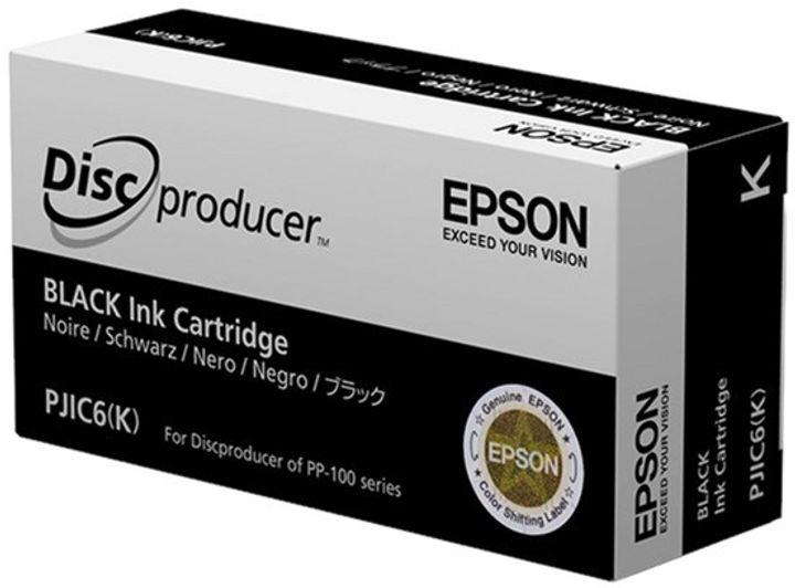 Tusz do drukarek Epson PJIC7 K 31.5 ml Black (C13S020693) - obraz 1