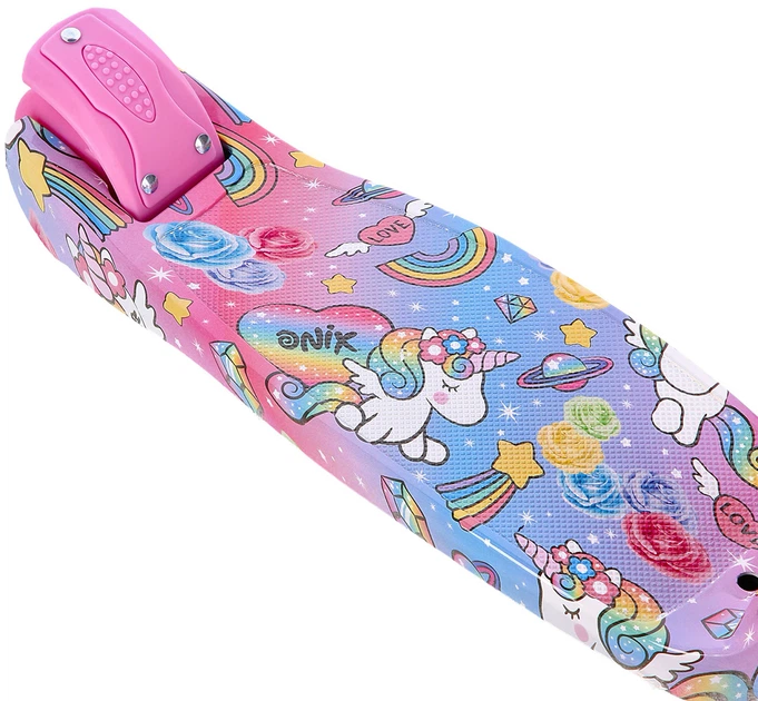 Самокат дитячий Nils Fun HLB15 Рожевий (5907695540758) - зображення 4