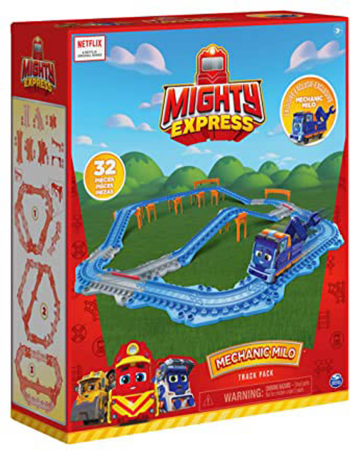 Набір Spin Master Mighty Express Milo треки з механікою поїздів Майло (0778988359761) - зображення 2