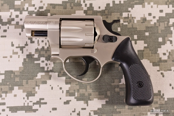 Револьвер Cuno Melcher ME 38 Pocket 4R (никель, пластик) (11950127) - изображение 2