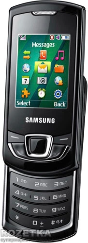 Мобільний телефон Samsung Monte E2550 Slider Black - зображення 2