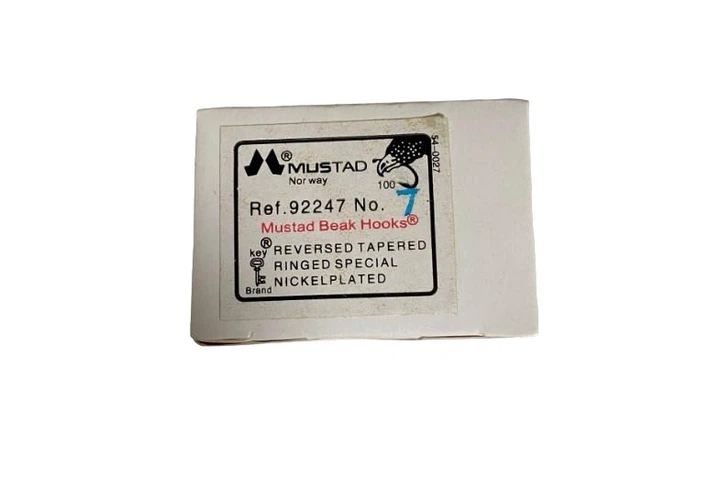 Крючок Mustad Beak Hooks Norway #7 Black Nickel пач 10 шт (3256) - изображение 4