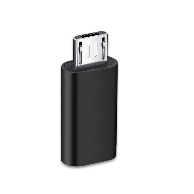 Адаптер перехідник Type-C - Micro USB Black - изображение 6