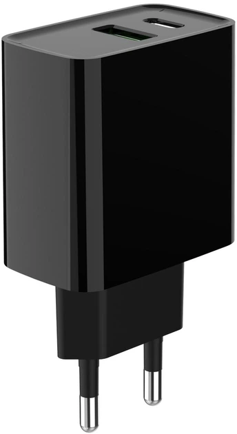 Ładowarka Gembird PD 20W USB-A + Type-C (TA-UC-PDQC20-01-BK) - obraz 2
