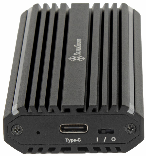 Зовнішня кишеня SilverStone MS13 USB-C 3.2 Gen2 10Gbps NVMe / SATA M.2 RGB Black (SST-MS13) - зображення 3