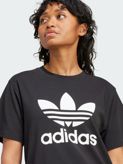 Футболка бавовняна жіноча adidas Originals IR9533 XS Чорна (4066757412547) - зображення 4