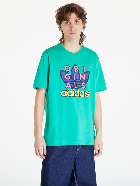 Футболка бавовняна чоловіча adidas Originals IS0232 M Зелена (4067887814355) - зображення 1