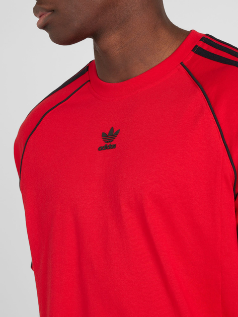 Koszulka męska bawełniana adidas Originals IR9449 M Czerwona (4066757439230) - obraz 4