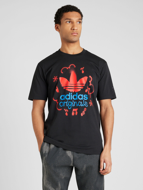 Koszulka męska bawełniana adidas Originals IS0224 S Czarna (4067887820226) - obraz 1