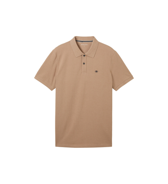 Поло Tom Tailor Basic Polo Shirt S Світло-коричневий 1031006ХХ31089 - изображение 5