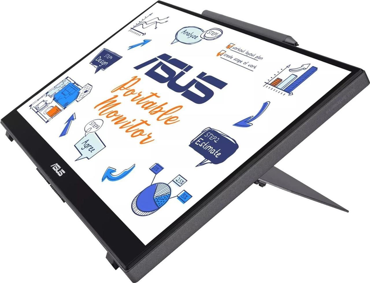 Монитор ASUS ZenScreen Ink MB14AHD Przenosny (90LM063V-B01170) EU - изображение 2