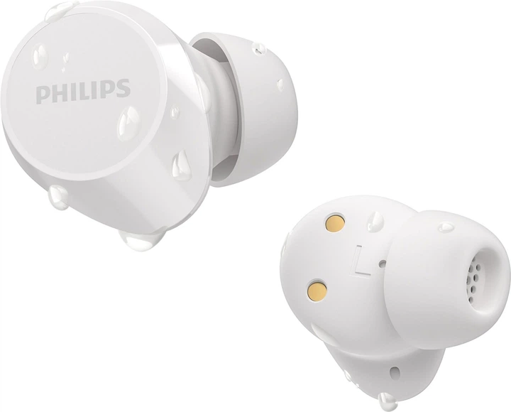 Навушники Philips TAT1209 BT 5.3, IPX4, SBC, Touch control White (4895229138063) - зображення 5