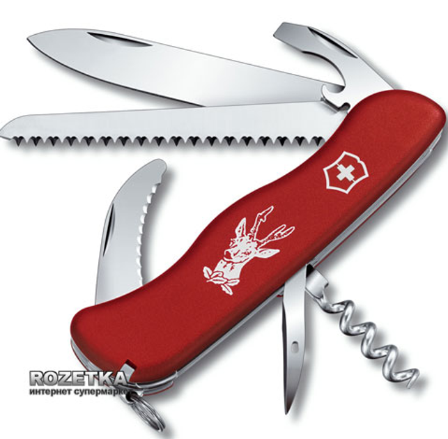 Швейцарский нож Victorinox Hunter Red (0.8873) - изображение 1