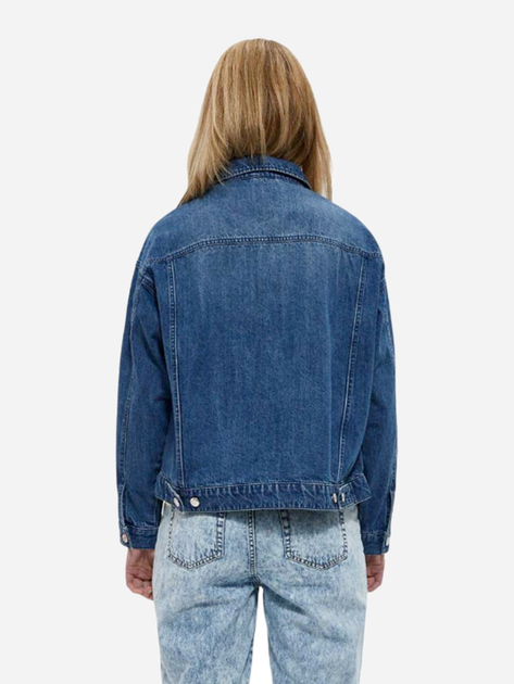 Kurtka jeansowa damska Moodo L-KU-3716 XL Niebieska (5904152296227) - obraz 2