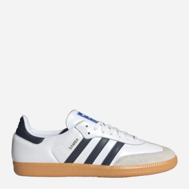 Чоловічі кеди низькі adidas Originals Samba OG IF3814 42.5 (8.5UK) Білий/Темно-синій (4066759174726) - зображення 1