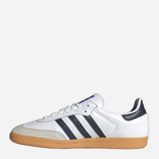 Чоловічі кеди низькі adidas Originals Samba OG IF3814 42.5 (8.5UK) Білий/Темно-синій (4066759174726) - зображення 2