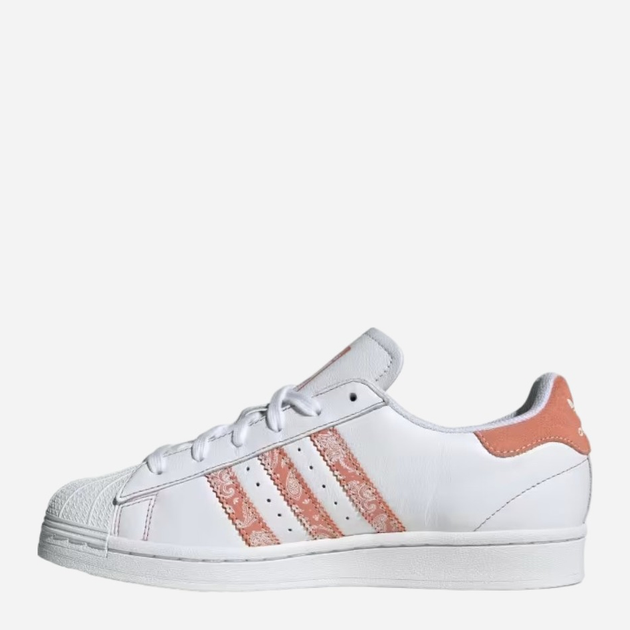 Sneakersy damskie do kostki adidas Originals Superstar W IE3007 36 (3.5UK) Biały/Brzoskwiniowy (4066765897862) - obraz 2