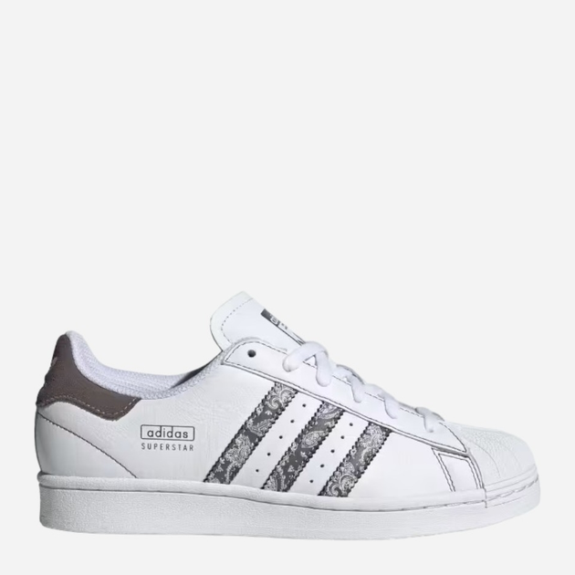 Trampki damskie do kostki adidas Originals Superstar W IE3008 41.5 (7.5UK) Biały/Ciemnoszary (4066765890238) - obraz 1