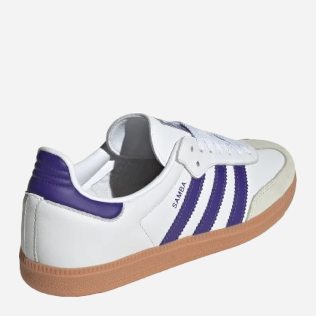 Sneakersy damskie do kostki adidas Originals Samba OG W IF6514 36 (3.5UK) Biały/Fioletowy (4066765922991) - obraz 5