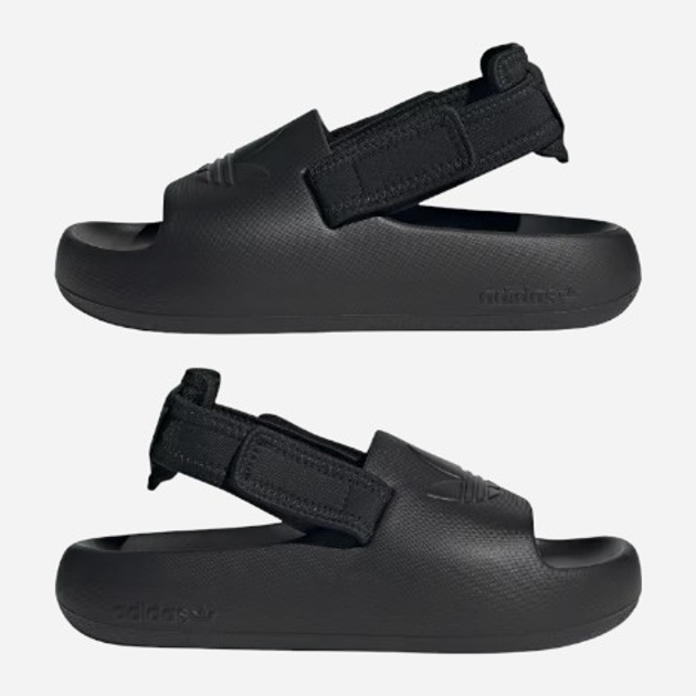 Підліткові спортивні сандалії для хлопчика adidas Originals Adifom Adilette J IG8166 40.5 (7UK) Чорні (4066764409059) - зображення 7
